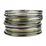 Metallic Bangle Set Metallic Bangle Set