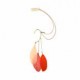 Tri-Colour Feather Ear Cuff