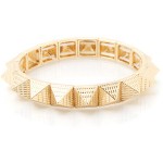 Textured Pyramid Stud Bracelet