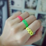 Neon Star Ring