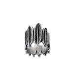 Feather Row Ring
