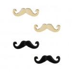 2 Pack Moustache Stud Earrings 2 Pack Moustache Stud Earrings