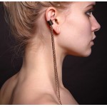 Long Chained Ear Cuff