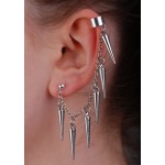 Spikes Drop Ear Cuff
