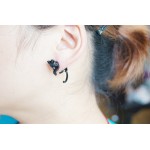 Neon Fox Tunnel Stud