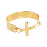 Chunky Cross Torque Bracelet