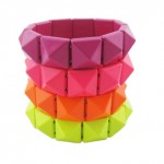 Neon Pyramid Bracelet