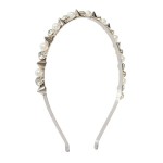 Spike Pearl & Crystal Headband