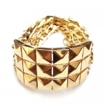 Pyramid Stud Stretch Bracelet