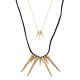 Layered Spiked Necklace