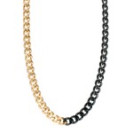 Mixed Curb Chain Necklace