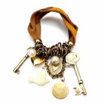 Vintage Key Charms Necklace