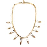 Amber Lights Studded Necklace