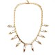 Amber Lights Studded Necklace
