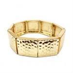Hammered Stretchy Bracelet 