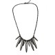 Glam Punk Spikes Necklace