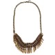 Heather Spikes Drop Necklace