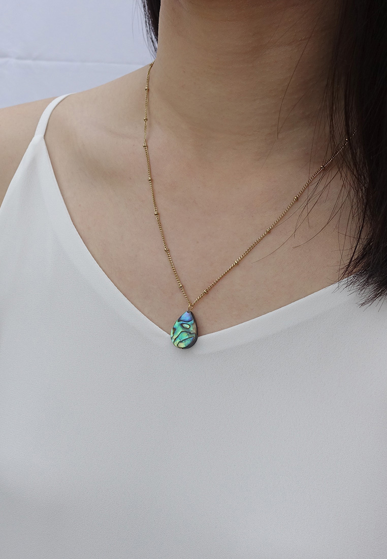 Wrapped Abalone Shell Necklace – MindfulSouls