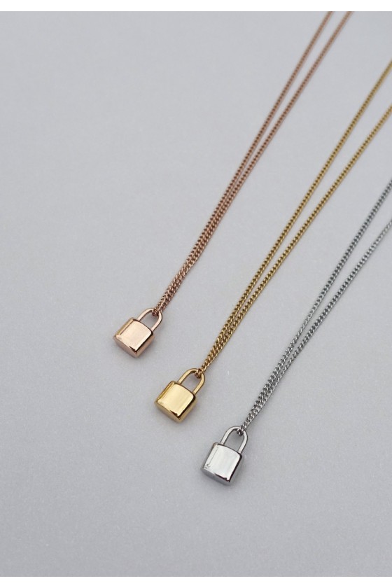 Lock Pendant Necklace