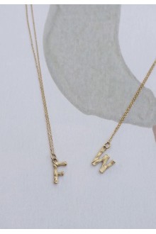Lev Initial Necklace