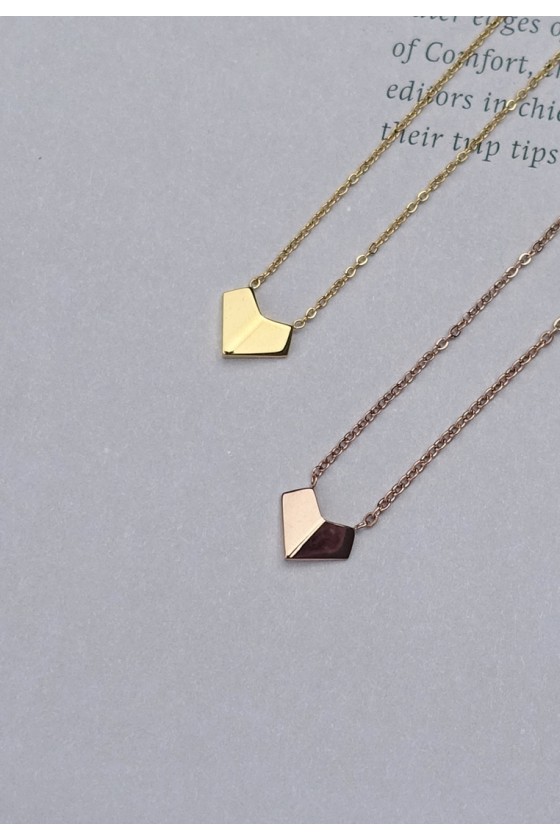 Origami Heart Necklace