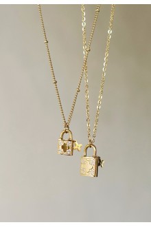 Clover Lock Necklace