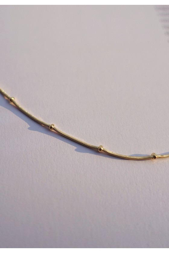 Satellite Snake Chain Necklace 