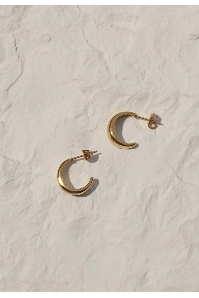 Everyday Crescent Hoops