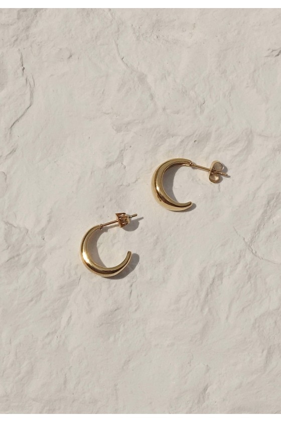 Everyday Crescent Hoops