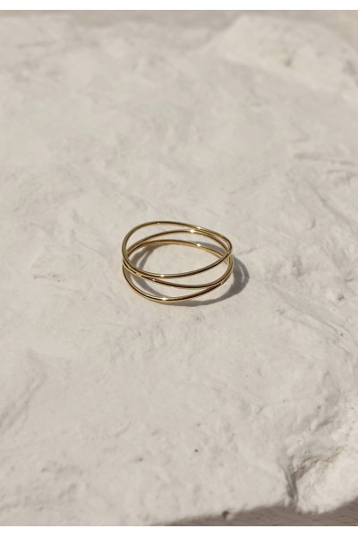 Wavy Layered Ring