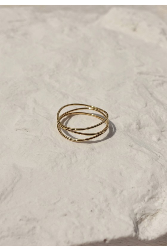 Wavy Layered Ring