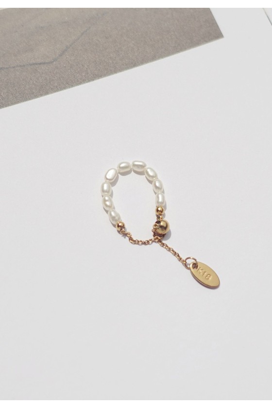 Pearl Adjustable Ring