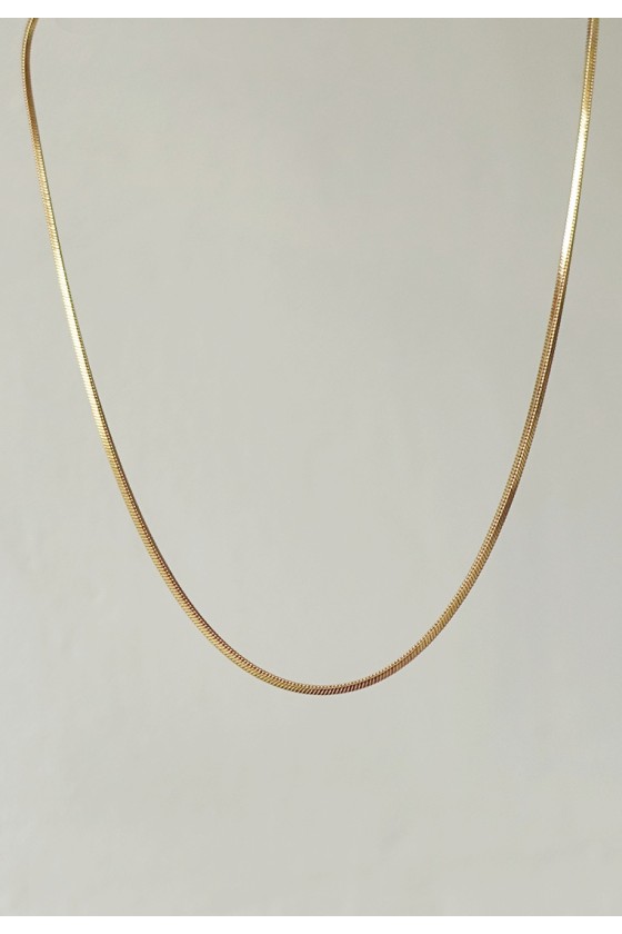 Square Snake Chain Necklace