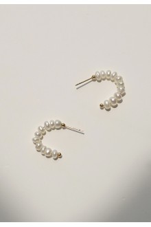 Mo'orea Pearl Hoop Earrings