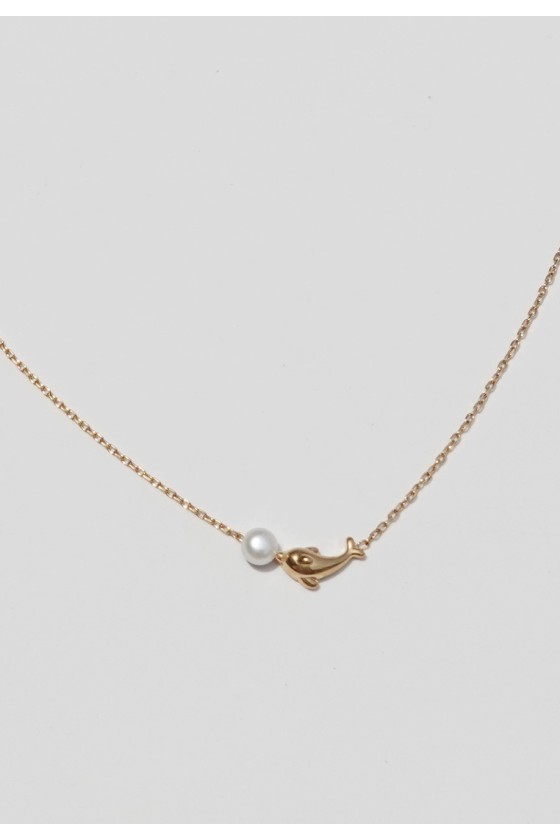 Dolphin Pearl Necklace