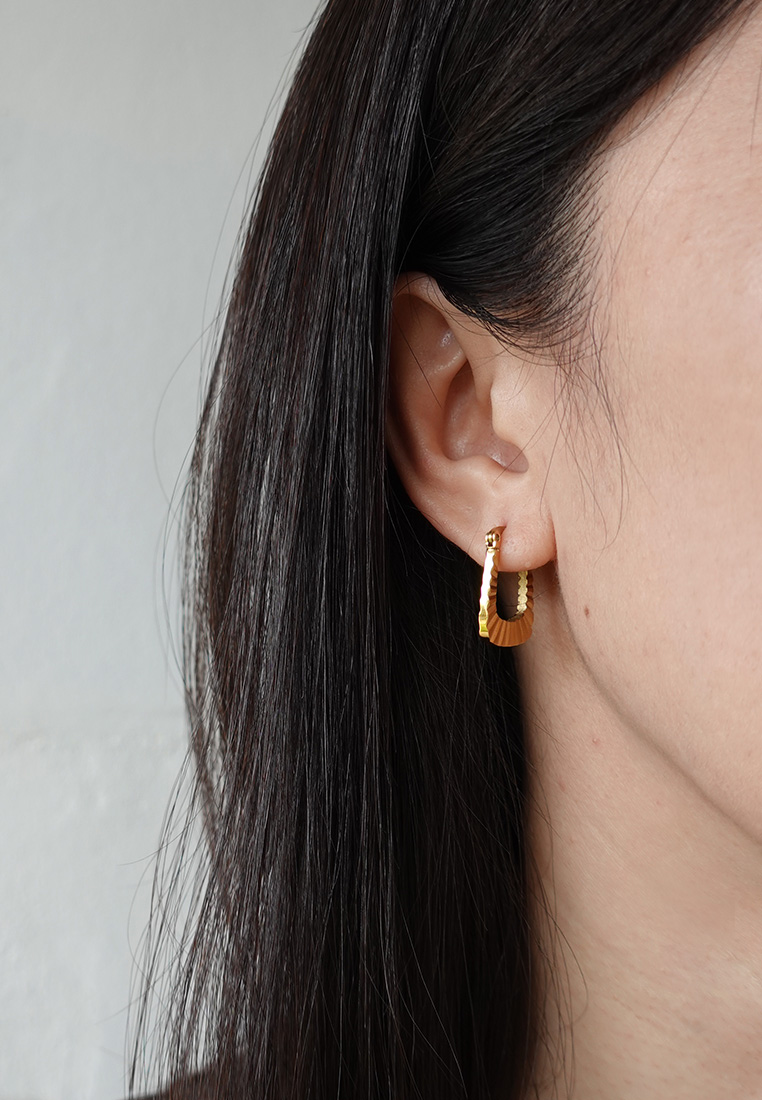 Etched Hoop Earrings Etched Hoop Earrings