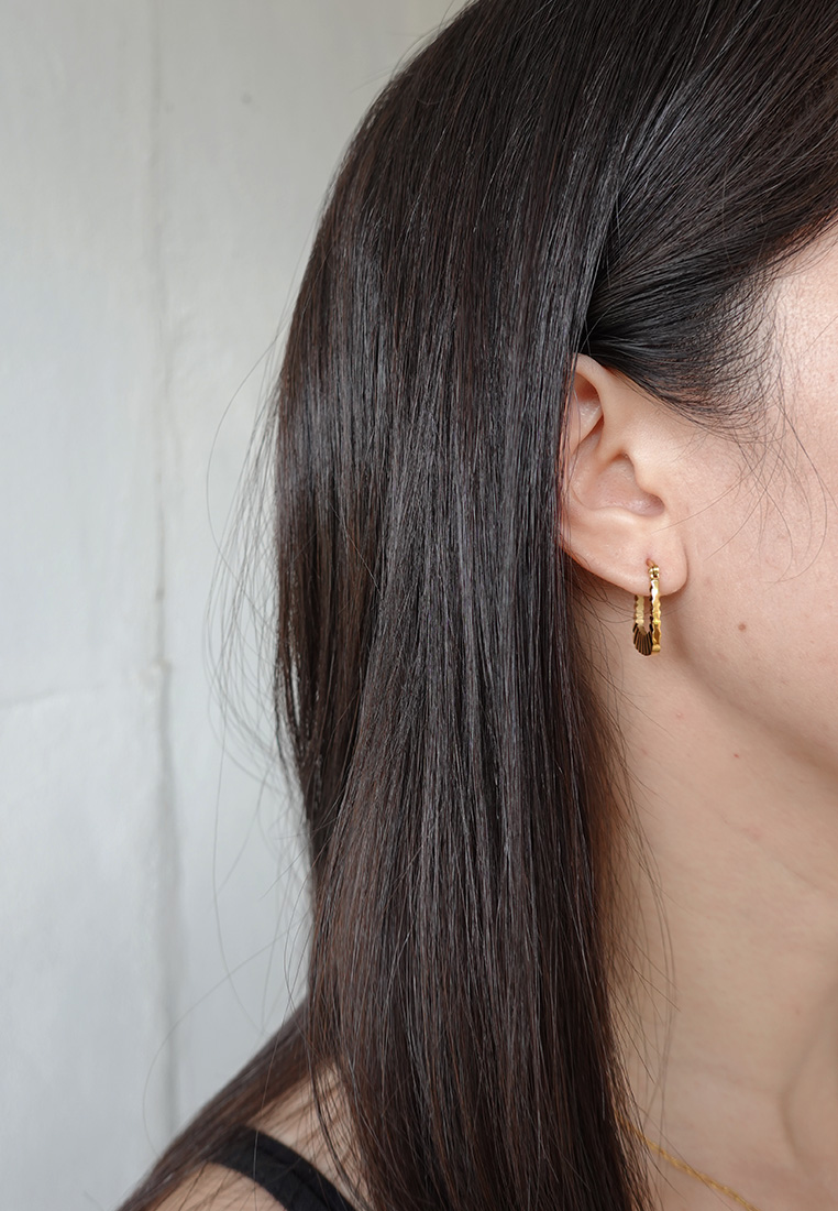 Etched Hoop Earrings Etched Hoop Earrings