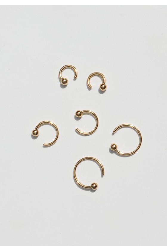 Mini Stud Helix Huggie