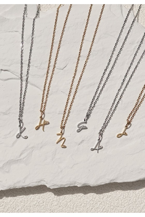 Love Letter Initial Necklace