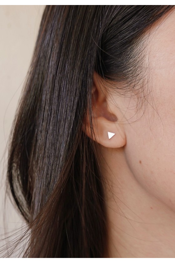 Triangle Stud Earrings