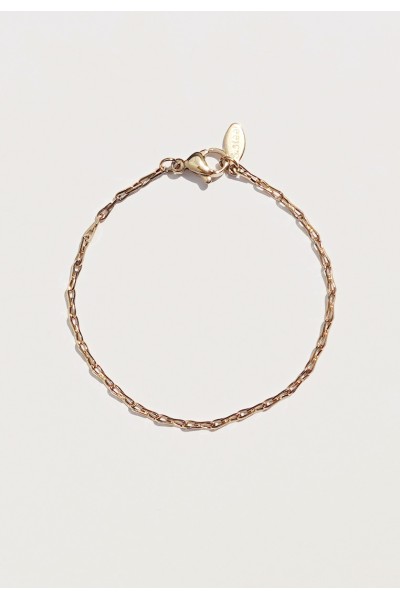 Flat Cable Chain Bracelet