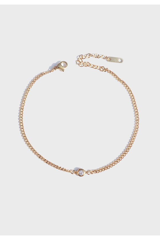 Dainty Crystal Anklet