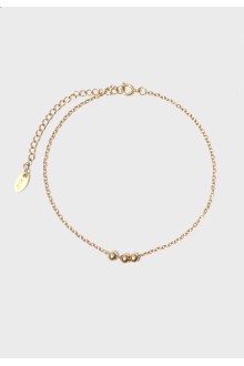 Gold Beaded Anklet