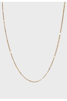 Gold Pressed Chain Necklace