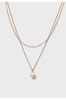 Lainey Layered Pearl Necklace