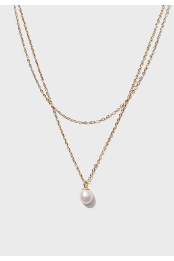 Lainey Layered Pearl Necklace