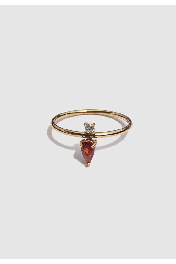 Ischia Garnet Ring