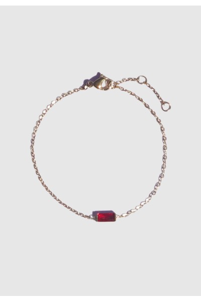 Red Garnet Stone Bracelet