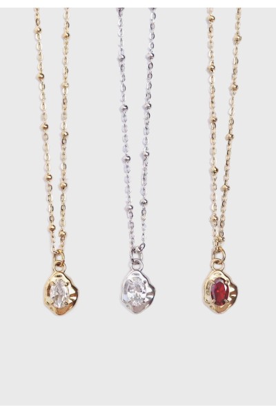 Clairette Stone Necklace