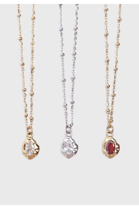 Clairette Stone Necklace